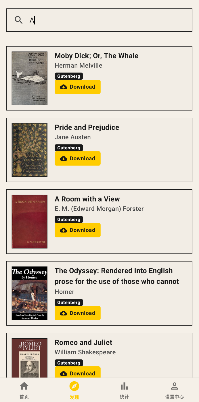 Search Gutenberg